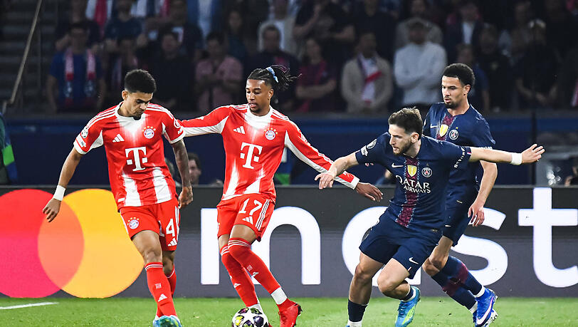 Nicht zu stoppen: D&iacute;az (l.) und Michael Olise.