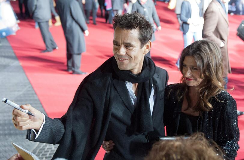 Der Regisseur Tom Tykwer und seine Frau Marie
