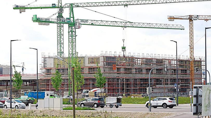 Im Freiham wird viel gebaut. (Archivbild)