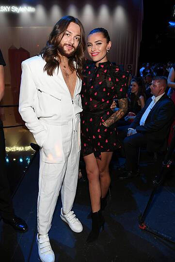 Riccardo Simonetti mit Sophia Thomalla