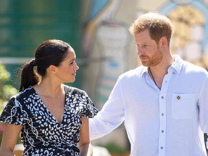 Meghan und Harry besuchen am ersten Tag ihrer Afrikareise Kapstadts Township Nyanga.