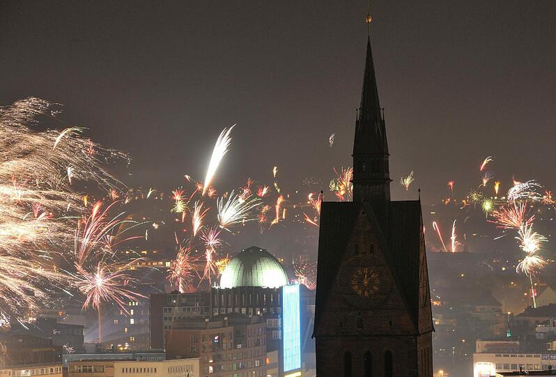 Silvester in Hannover, ...
