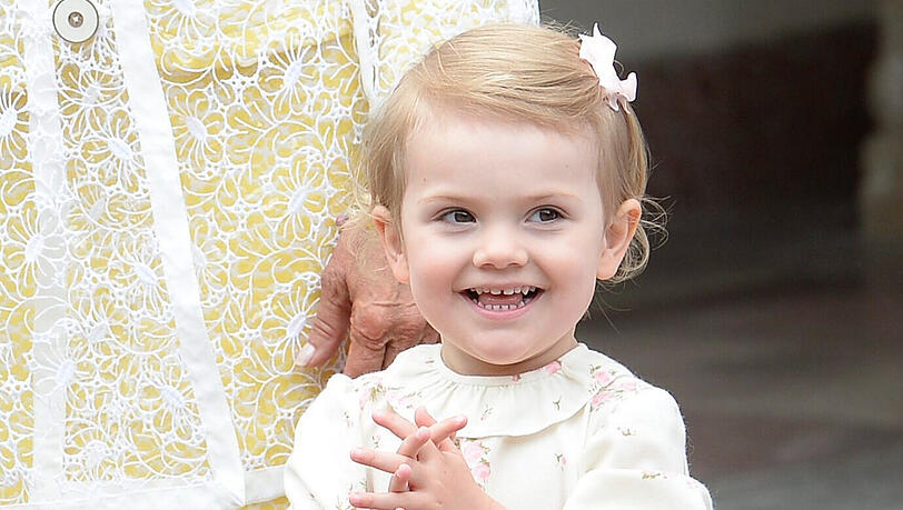 Prinzessin Estelle von Schweden spricht schon ein wenig Englisch Prinzessin Estelle von Schweden spricht schon ein wenig Englisch