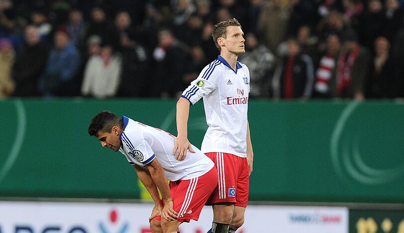 Enttäuschung pur! Im DFB-Pokal-Viertelfinale verliert der HSV sang- und klanglos mit 0:5.