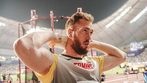 Diskuswerfer Christoph Harting ist bei der WM in Doha ausgeschieden.
