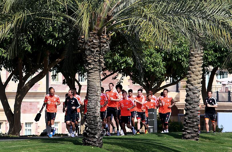 Tag 5 im Trainingslager des FC Bayern: Die Bilder aus Doha/Katar