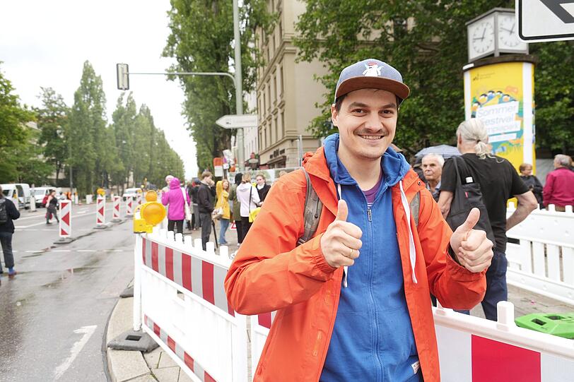 Georg Koch setzt sich schon lange für den neuen Radweg an der Lindwurmstraße ein. Dass es jetzt losgeht, freut ihn besonders.