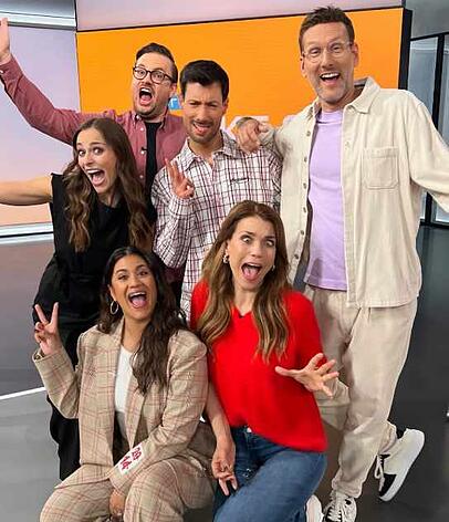 Das RTL-Team aus den morgendlichen "Punkt"-Formaten bereitet sich auf den Abschied vor.