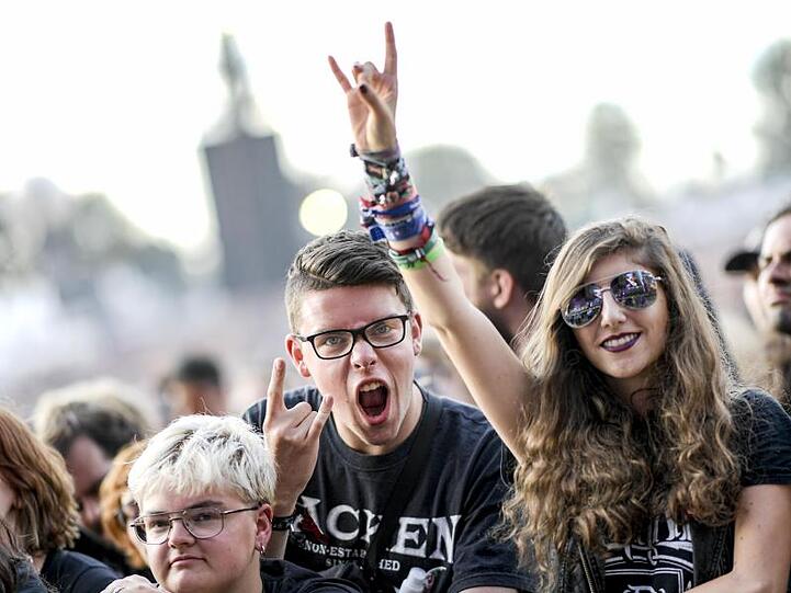 Gute Stimmung in Wacken.