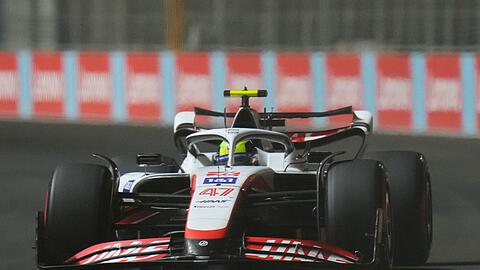 Sorgte in Dschidda für einen Schockmoment: Haas-Pilot Mick Schumacher.