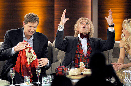 Dirk Nowitzki und Thomas Gottschalk.