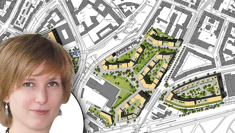 Das neue Quartier aus der Vogelperspektive - leider wohl wieder nur für Besserverdiener. Die AZ-Meinung von Sophie Anfang. Das neue Quartier aus der Vogelperspektive - leider wohl wieder nur für Besserverdiener. Die AZ-Meinung von Sophie Anfang.