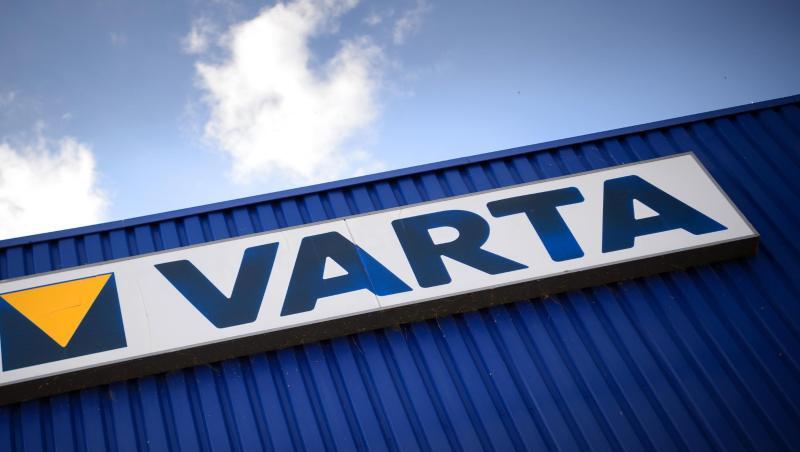 Logo des Batterieherstellers Varta. Foto: Sina Schuldt/dpa Logo des Batterieherstellers Varta. Foto: Sina Schuldt/dpa
