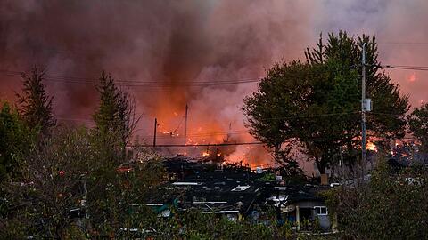 Das Feuer ist bereits am Nachmittag ausgebrochen.