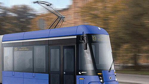 Schneller, leiser, länger: Die Vario-Bahn kommt 2011 – als neueste unter Münchnes Trambahnen. Schneller, leiser, länger: Die Vario-Bahn kommt 2011 – als neueste unter Münchnes Trambahnen.