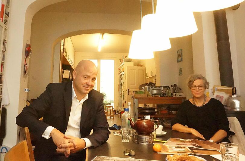 Frühstückt in einer ehemaligen Kapelle: Andreas Hild, Lehrstuhlinhaber für Entwerfen und Denkmalpflege an der TU München.