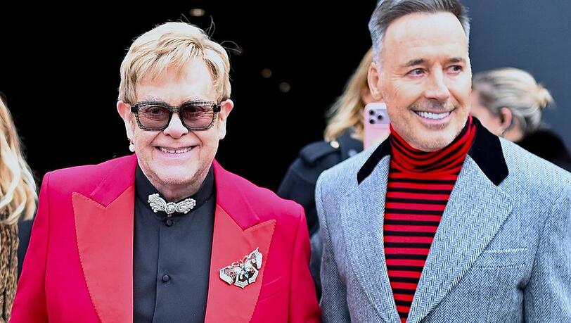 Elton John und David Furnish.