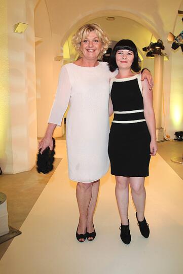 Saskia Vester und Tochter Josephine.