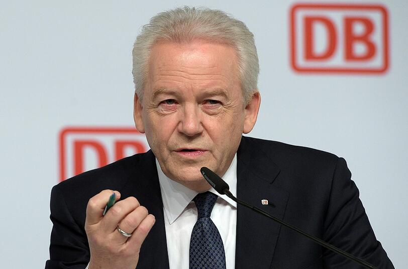 Der Vorstandsvorsitzende der Bahn, Rüdiger Grube: Das Programm «Zukunft Bahn» sieht Investitionen von 20 Milliarden Euro vor, mit denen der Zugverkehr für die Kunden attraktiver und pünktlicher werden soll.