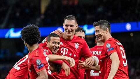 Die Bayern gewannen in der Champions League mit 7:2 bei Tottenham Hotspur.