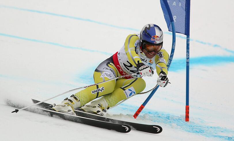 Der Topfavorit aus Norwegen, Aksel Lund Svindal, verspielte einen möglichen Sieg mit einem Patzer am vorletzten Tor.