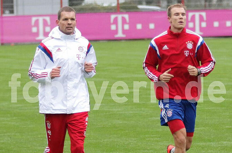 Holger Badstuber stand am Montag wieder auf dem Trainingsplatz.