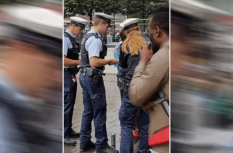 Viel zu tun für die Münchner Bundespolizei: Die Nacht von Freitag auf Samstag war die bisher einsatzstärkste der diesjährigen Wiesn.