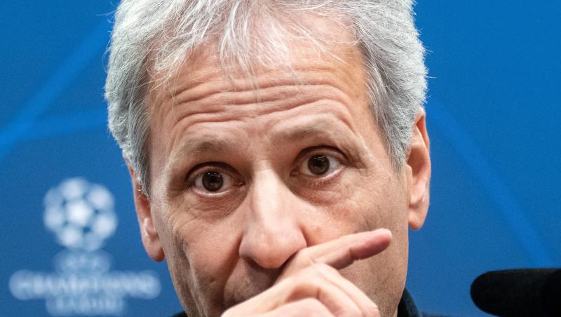 Dortmunds Trainer Lucien Favre während einer Pressekonferenz. Foto: Bernd Thissen/dpa Dortmunds Trainer Lucien Favre während einer Pressekonferenz. Foto: Bernd Thissen/dpa