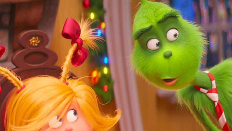 Szene aus dem Film "Der Grinch". Szene aus dem Film "Der Grinch".