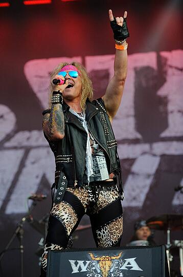 Glam-Rock vom Feinsten: "Steel Panther" auf dem Wacken 2014.