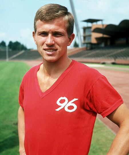 Der junge Heynckes war von 1967 bis 1970 Stürmer in Diensten von Hannover 96.