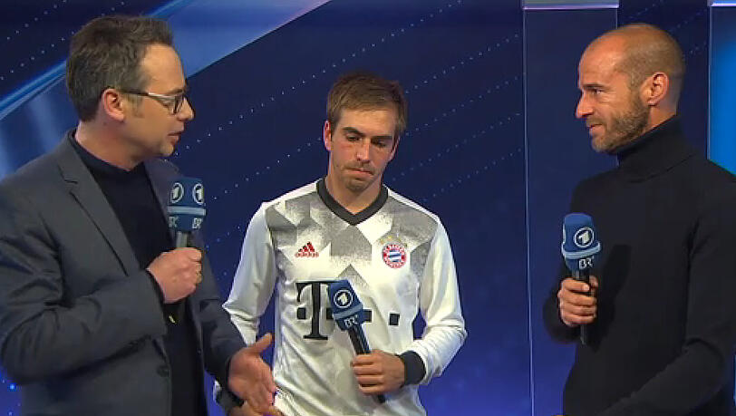 "Ich mache den spielentscheidenden Fehler", sagte Philipp Lahm (Mitte) im Gespräch mit Matthias Opdenhövel (links) und seinem Ex-Kollegen Mehmet Scholl. "Ich mache den spielentscheidenden Fehler", sagte Philipp Lahm (Mitte) im Gespräch mit Matthias Opdenhövel (links) und seinem Ex-Kollegen Mehmet Scholl.