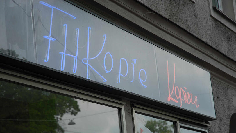 Nach wie vor wichtig: Copy-Shop. Nach wie vor wichtig: Copy-Shop.