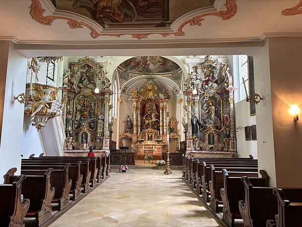 Prunkvoll und wunderschön: St. Georg wurde 1777 erbaut. Prunkvoll und wunderschön: St. Georg wurde 1777 erbaut.