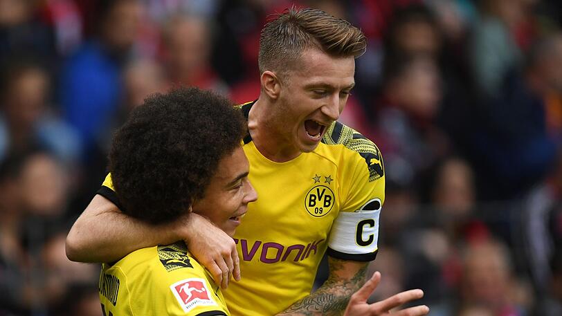 Klares Ziel Meisterschaft: Der BVB um Reus (r.) und Witsel.