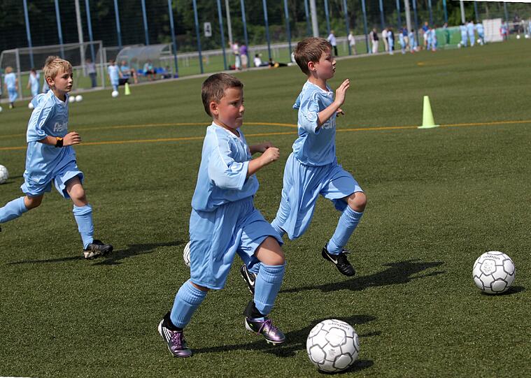 Am Vormittag wurden die Grundlagen trainiert &ndash; mal mit, mal ohne Ball. Die Bilder vom Fielmann-Camp beim TSV 1860