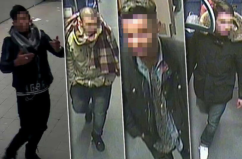 Aufgrund des hohen Fahndungdruckes haben sich die vier Verdächtigen gestellt