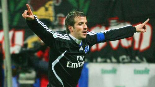 Rafael van der Vaart jubelt demnächst wieder für den HSV. Rafael van der Vaart jubelt demnächst wieder für den HSV.