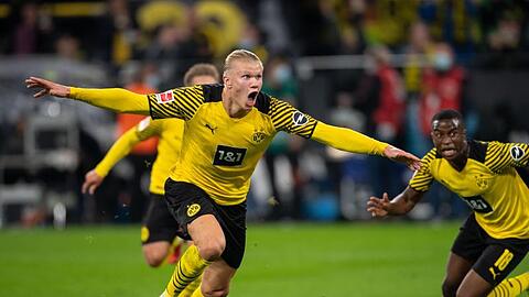 Stürmer Erling Haaland war einmal mehr der Dortmunder Matchwinner.