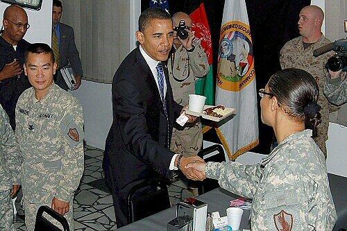 Obama beim Truppen-Besuch in Afghanistan