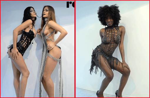 Micaela Schäfer präsentierte am Dienstag mal wieder extravagante Dessous. Die Bilder!