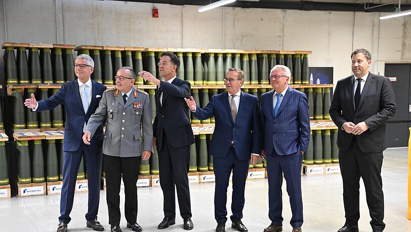 Sie kann bis zu 40 Kilometer weit geschossen werden: Artilleriemunition von Rheinmetall.
