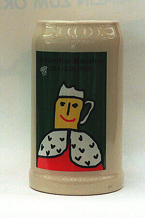 Der offizielle Wiesn-Krug von 1997.