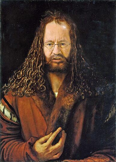 Die Franken begeistern könnte er sicher auch als Dürer, quasi als Versöhungsgabe &ndash; wenn schon das Original-Selbstporträt aus München nicht ausgeliehen werden darf.