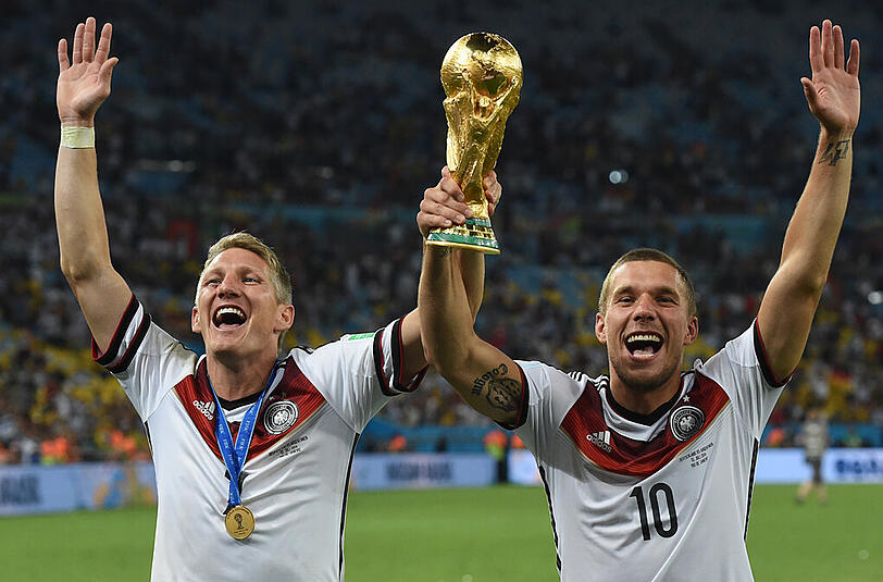 Beide zusammen in die USA? Lukas Podolski könnte sich das jedenfalls vorstellen.