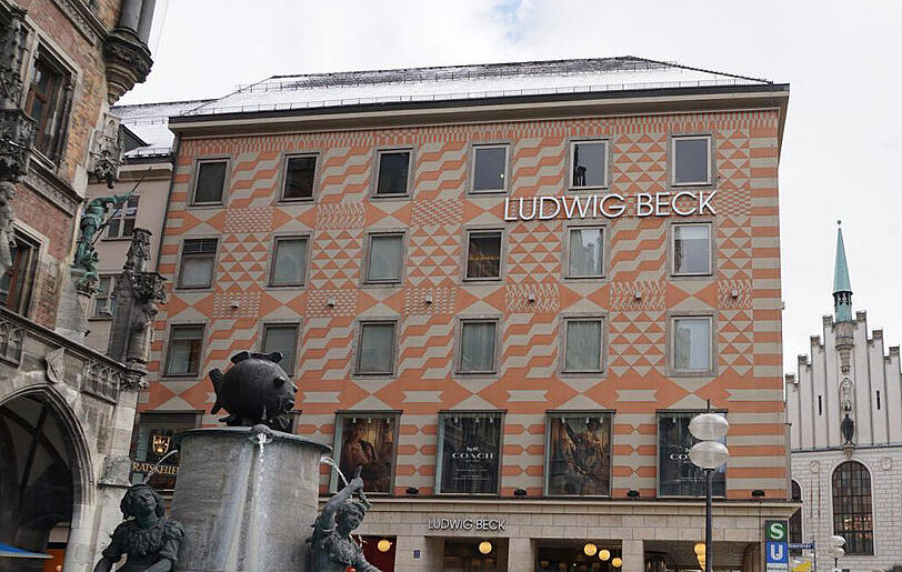 Traditionsgeschäft in besonderer Lage: Ludwig Beck.