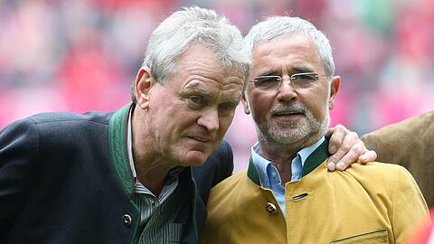 Legenden des FC Bayern: Sepp Maier (l.) und Gerd Müller.