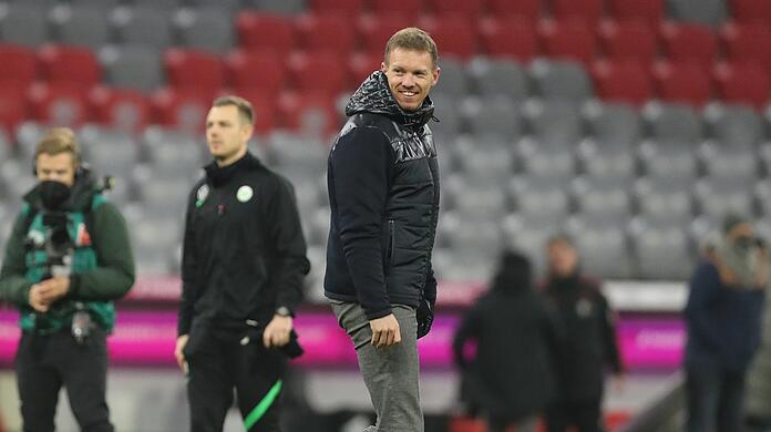 "Ich liebe diesen Job bei Bayern", sagt Julian Nagelsmann über seine Arbeit als Chefcoach in München.