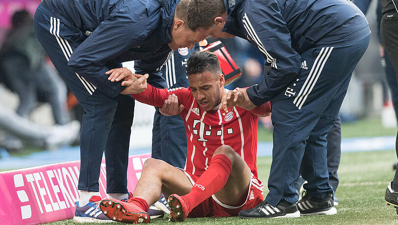 Corentin Tolisso wurde zur Halbzeit eingewechselt, musste nach 20 Minuten allerdings schon wieder vom Platz. Corentin Tolisso wurde zur Halbzeit eingewechselt, musste nach 20 Minuten allerdings schon wieder vom Platz.