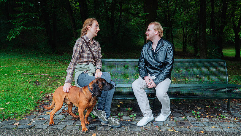 Die Wildtierökologin beim Gespräch mit AZ-Redakteur Alexander Spöri. Die Wildtierökologin beim Gespräch mit AZ-Redakteur Alexander Spöri.